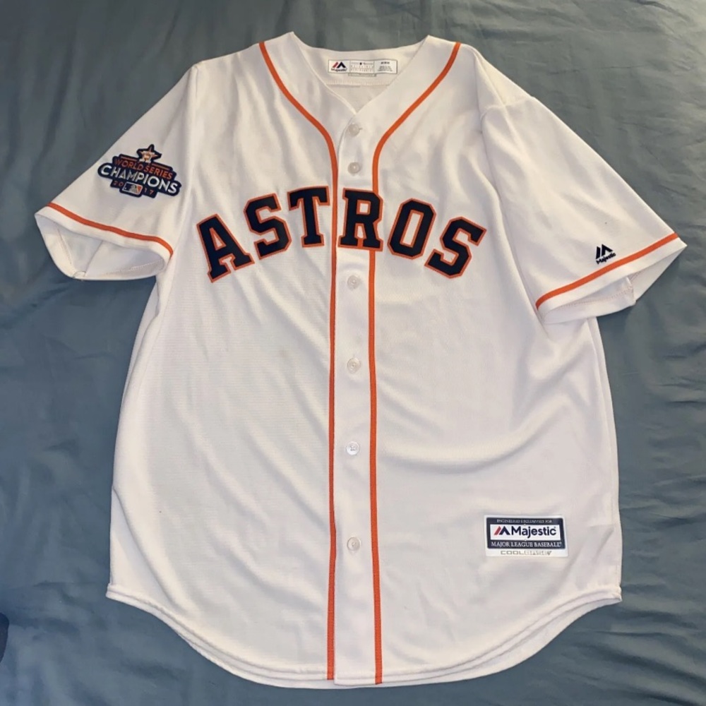 Astros Men’s George Springer Jersey- 2017 World Series Champions (Medium)